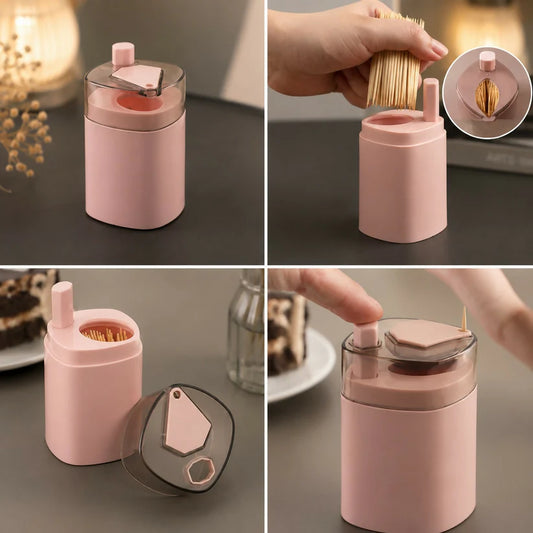 Automatic Toothpick Dispenser – Hygienic & Easy to Use (Pack of 3)