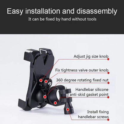 Bike Phone Holder – Anti-Shake 360° Rotation Mount | Gambit