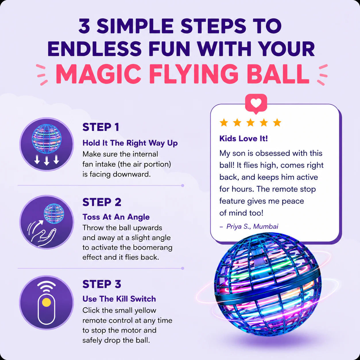 Magic Flying Ball