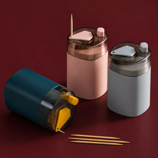 Automatic Toothpick Dispenser – Hygienic & Easy to Use (Pack of 3)