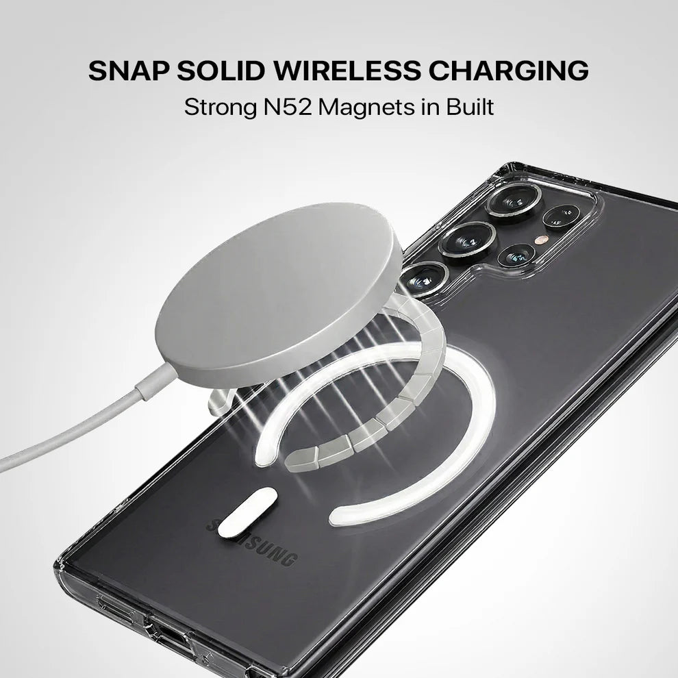 Anti Yellow Magsafe Clear Case Samsung - Galaxy S24 Ultra