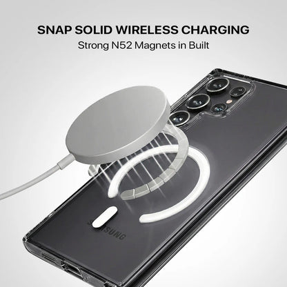 Anti Yellow Magsafe Clear Case Samsung - Galaxy S24 Ultra