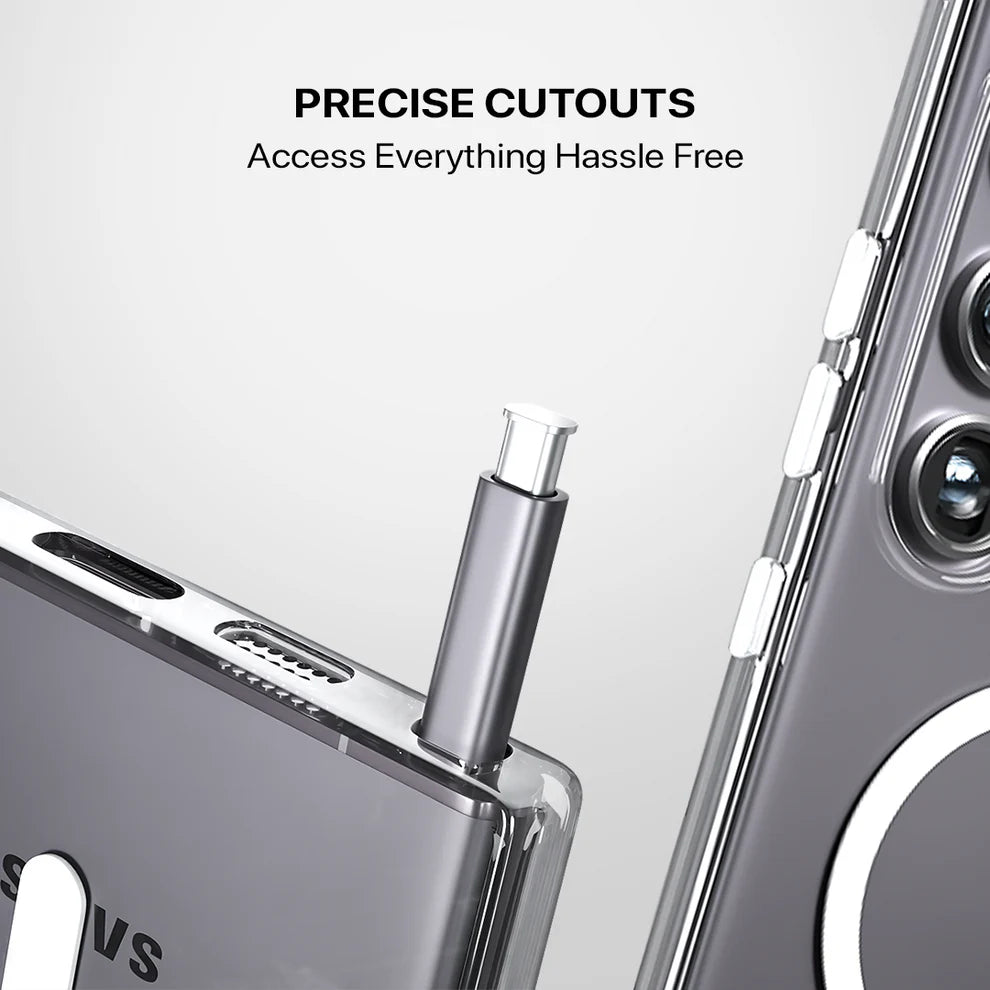 Anti Yellow Magsafe Clear Case Samsung - Galaxy S24 Ultra