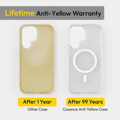 Anti Yellow Magsafe Clear Case Samsung - Galaxy S24 Ultra