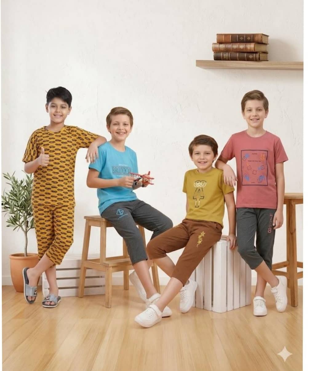 Boys T-SHIRT & CAPRI SET