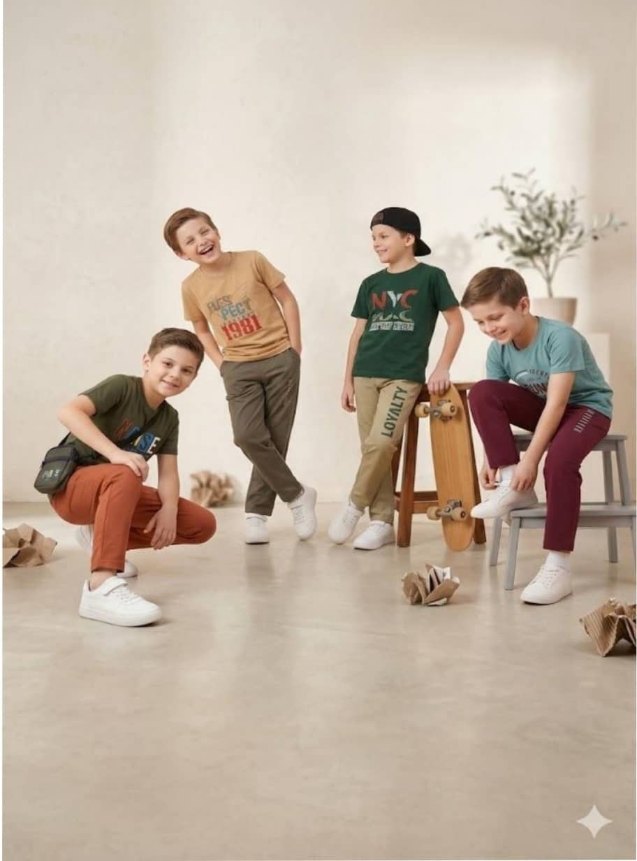 Kids Boys T-Shirt &amp; Pyjama Set