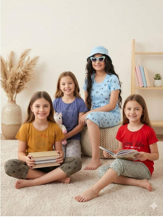 GIRLS T-SHIRT CAPRI
