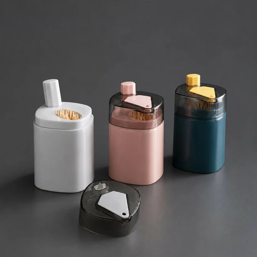 Automatic Toothpick Dispenser – Hygienic & Easy to Use (Pack of 3)